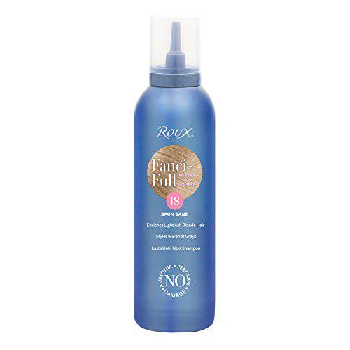 Fanci-Full Instant Color Mousse by Roux, 13 Chocolate Kiss, Temporarily Enriches Light to Medium Brown Hair, 6 Fl Oz