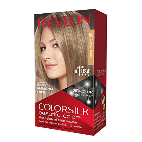 Revlon Colorsilk Haircolor, Dark Ash Blonde, 10 Ounces (Pack of 3)