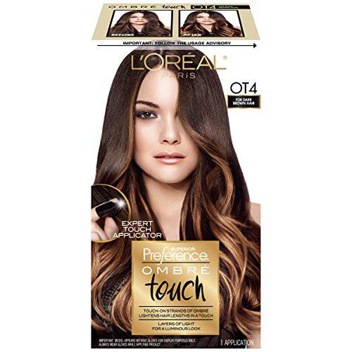 L’Oreal Paris Superior Preference Ombre Touch Hair Color, OT6 Light Brown to Dark Blonde Hair