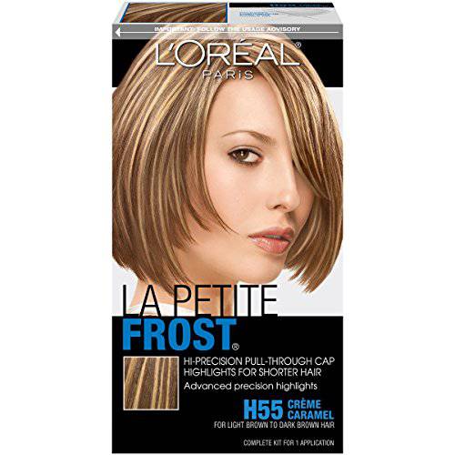 L’Oreal Paris Le Petite Frost Pull-Through Cap Highlights For Short Hair, H55 Creme Caramel
