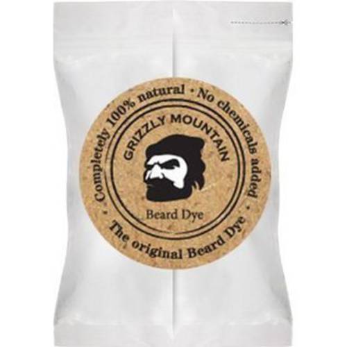 Grizzly Mountain Beard Dye - Organic & Natural Dark Brown Beard Dye