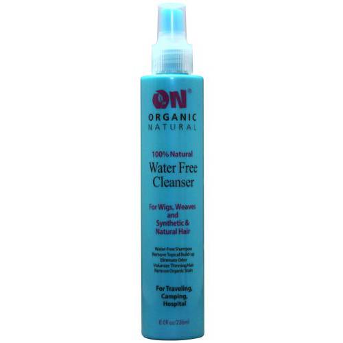 On Organic Natural Water Free Cleanser for Wigs and Weaves - Synthetic & Natural Hair 8 oz.
