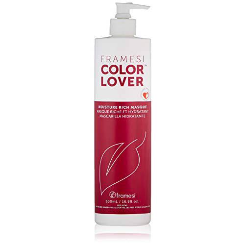 Framesi Color Lover Moisture Rich Masque, Sulfate Free Hair Mask for Color Treated Hair