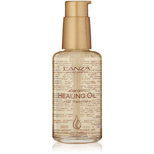 L’ANZA Keratin Healing Oil Treatment – Restores, Revives, and Nourishes Dry Damaged Hair & Scalp, With Restorative Phyto IV Complex, Protein and Triple UV Protection (3.4 Fl Oz)