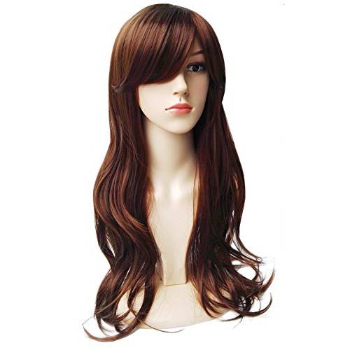ANOTHERME Another Me Wig Women’s Long Big Wavy Hair 25 Inches Forest Green Ultra Soft Heat Resistant Fiber Party Cosplay Accessories