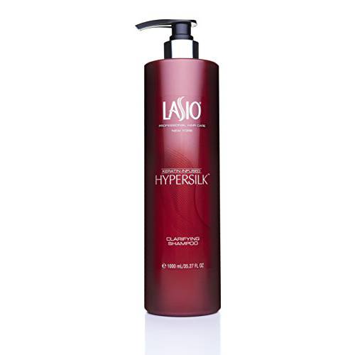Lasio Clarifying Shampoo 35.27 Fl. Oz. Gently Removes Buildup & Residue, Non-Irritating Shampoo, Infused with Cocamide Oil