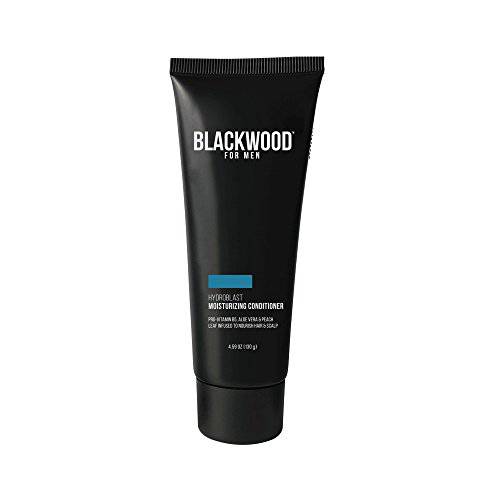 Blackwood for Men HydroBlast Moisturizing Conditioner - Best Men’s Moisturizing Conditioner w/ Pump for Dry or Damaged Hair Care | Sulfate-Free Natural Conditioner for Men that Softens Coarse or Curly Hair