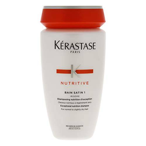 KERASTASE Nutritive Bain Satin Shampoo, Normal to Slightly Sensitised Hair, 8.5 Fl Oz