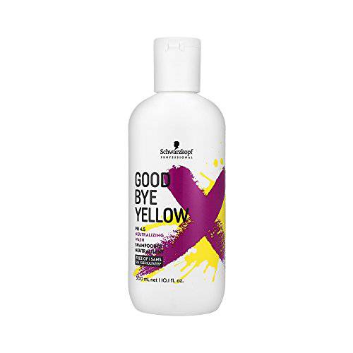 Goodbye Yellow by Schwarzkopf Shampoo 300ml, 10.0 Ounce (4045787515992)