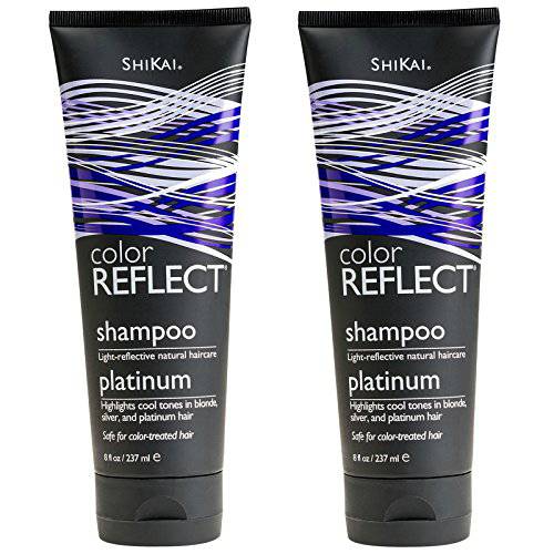 Shikai Color Reflect Platinum Shampoo 8 Ounces (Pack of 2)