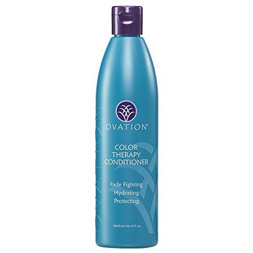 Ovation Hair Color Protection Conditioner - Hair Conditioner for Colored Hair - 12 oz - Brightens and Hydrates Color-Treated Hair - With Quinoa, Aloe Vera, Argan Oil - No Parabens and Sulfates
