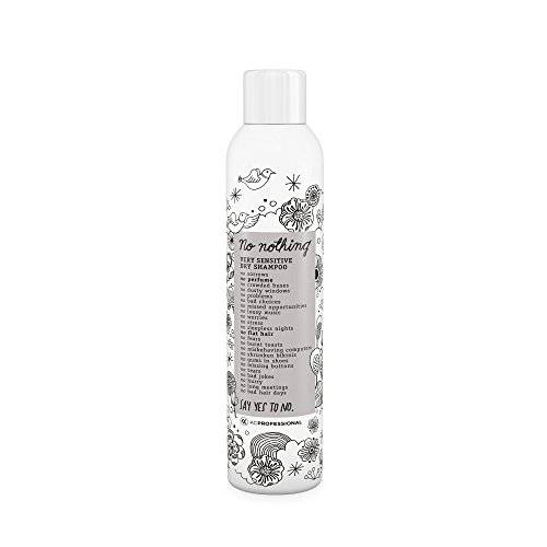 No Nothing Women’s Unscented Hypoallergenic Dry Shampoo for Dark, Blonde, Oily Hair, 5.3oz
