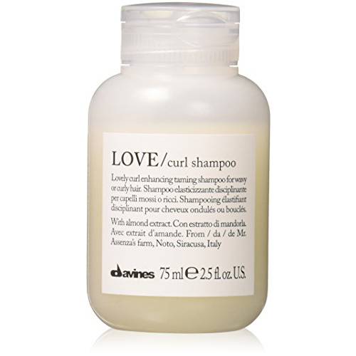 Davines LOVE Curl Shampoo | Wavy & Curly Hair Shampoo | Smooth and Moisturize Curls with Almond Extract