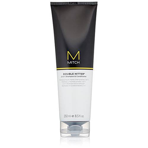 Paul Mitchell MITCH Double Hitter 2-in-1 Shampoo & Conditioner for Men, For All Hair Types