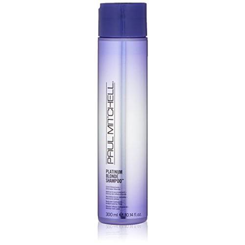 Paul Mitchell Platinum Blonde Purple Shampoo, Cools Brassiness, Eliminates Warmth, For Color-Treated Hair + Naturally Light Hair Colors