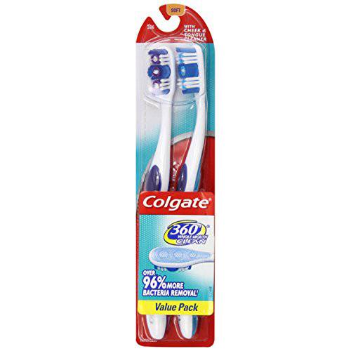 Colgate 360 Toothbrush, 2-ct