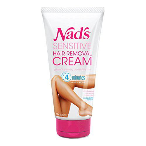Nad’s Hair Removal Cream - Gentle & Soothing Hair Removal For Women - Sensitive Depilatory Cream For Body & Legs, 5.1 Oz