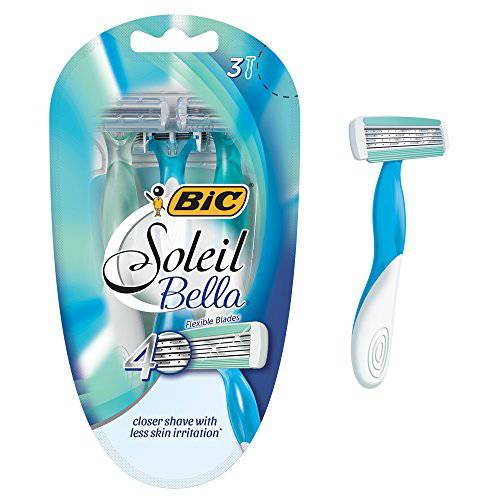 BIC Soleil Comfort 4-Blade Disposable Razors for Women Sensitive
