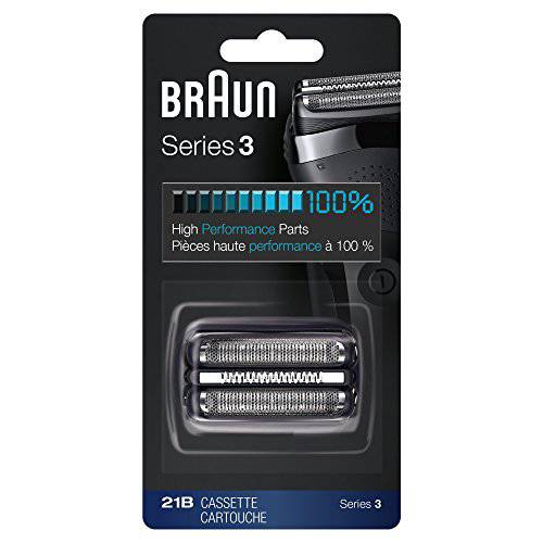 Braun 21B Shaver Replacement Part, Black, Compatible with Models 300s and 310s (packaging may vary)