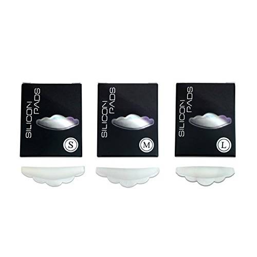 Beauticom Dolly’s Lash Silicon Pad (3 Boxes of Small, Medium, Large) (10pcs in a Box, 1 Box of Each Size)