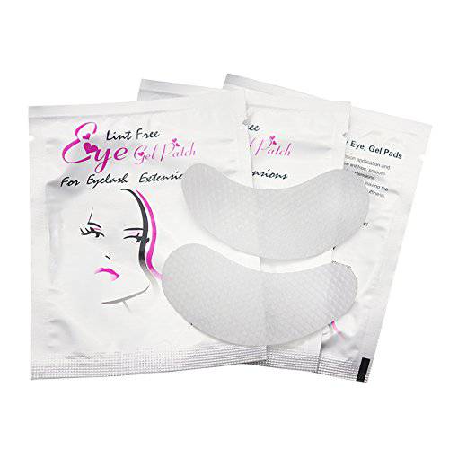 100 Pairs Set Eye Lash Pads Lint Free Under Eye Gel Patches for Extensions Eyes Mask Tools