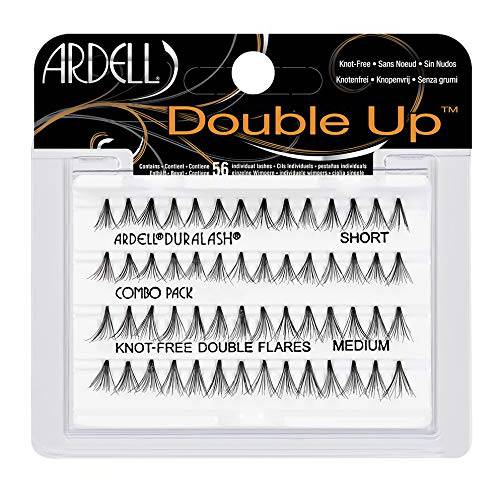 Ardell Knot-Free Individual Lash Double, Black, Medium