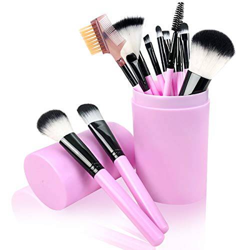 Makeup Brush Sets - 12 Pcs Makeup Brushes for Foundation Eyeshadow Eyebrow Eyeliner Blush Powder Concealer Contour