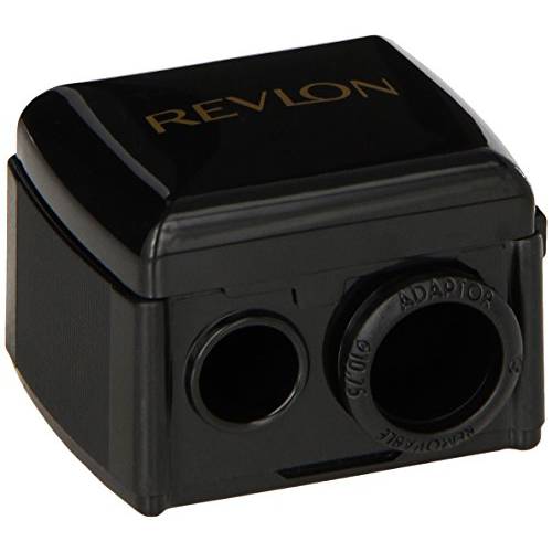 Revlon Universal Points Sharpener, Dual Pencil Sharpener for Lip Liner, Eyebrow, and Eyeliner Pencils
