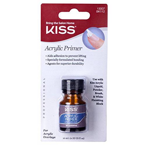 Kiss Acrylic Primer 0.33 Ounce (10ml) BK112 (2 PACK)