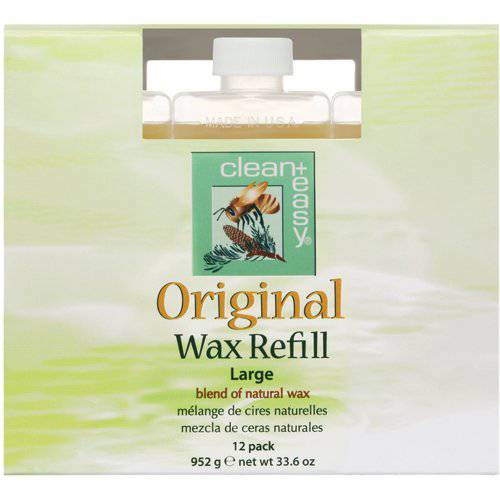 C+E Original Wax Refills, Large (leg) Original Wax, 2.8 oz - Pack of 12