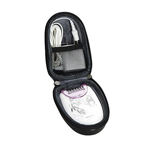 For Philips HP6401 Satinelle Epilator Electric Shaver Travel EVA Hard Protective Case Carrying Pouch Cover Bag Compact Sizes By Hermitshell