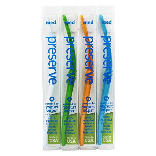 Preserve Ultra Soft Toothbrush, Assorted Colors, 6 Count