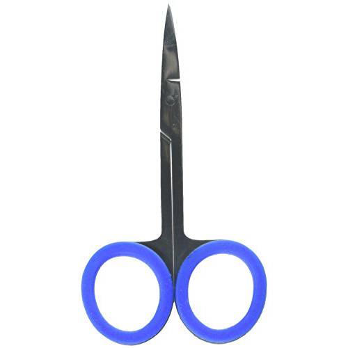 Eyebrow Eyelash Trimmer Scissors Cutting Beauty Tool (Blue)
