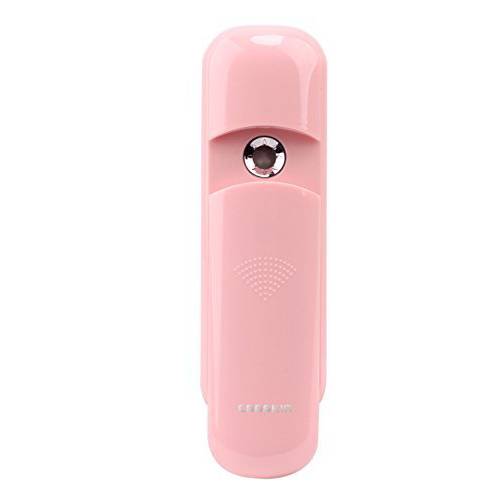 COOSKIN Anzikang Nano Handy Mist Spray Facial Mister for Eyelash Extensions USB Rechargeable Mini Beauty Instrument - Rose