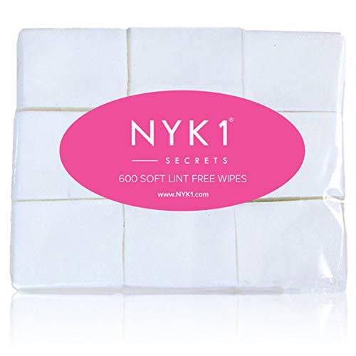 NYK1 Soft Lint Nail Wipes For Gel Nail Manicure Preparation Treatments 800 Soft Wipes