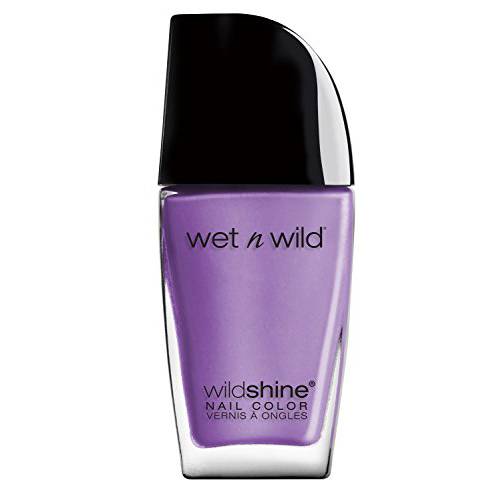 Wet n Wild Wild Shine Nail Polish, Light Purple Who is Ultra Violet?, Nail Color