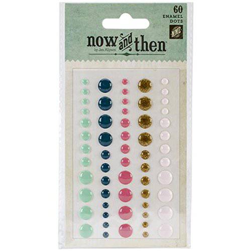 My Mind’s Eye NT1074 Now and Then Mildred Adhesive Enamel Dots, with You