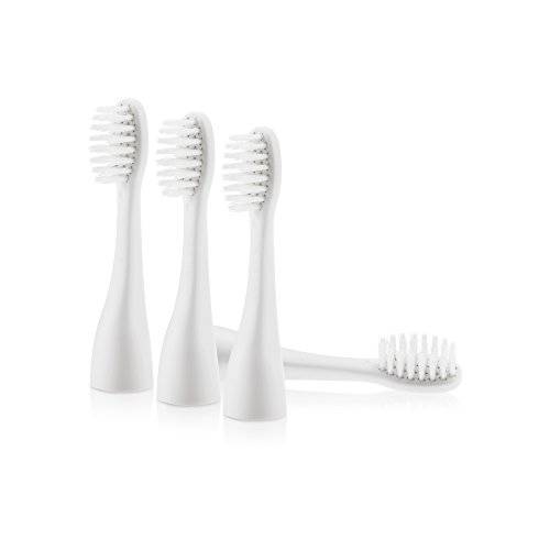Nuby Vibrating Toothbrush Replacement Heads, Pack of 4