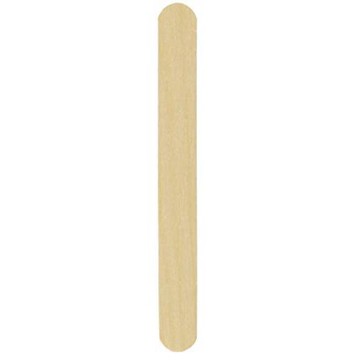 Rayson Wax Sticks 100 Pieces Large Wood Waxing Craft Sticks Spatulas Applicators for Hair Removal Eyebrow and Body
