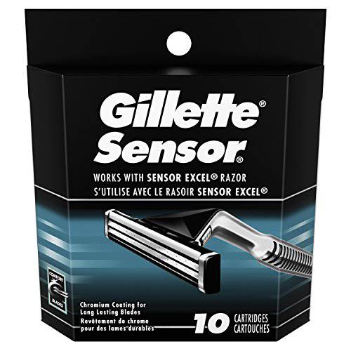 Gillette Sensor Men’s Razor Blades – 10 Refills