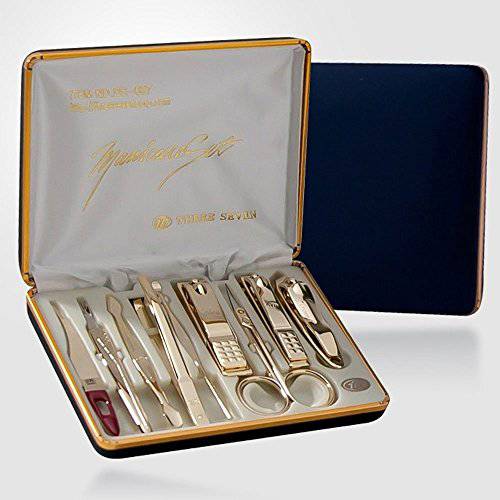 Korean Nail Clippers World No. 1. Three Seven (777) Travel Manicure Grooming Kit Nail Clipper Set Made in Korea, Since 1975. (637BUG)