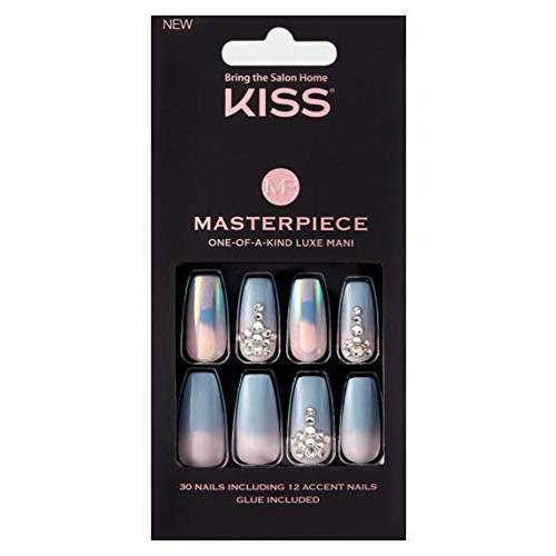 Kiss Masterpiece Long Length Nails w/Glue (KMN04)