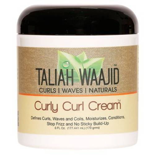 Taliah Waajid Curly Curl Cream 6 Fl Oz (Pack of 3)