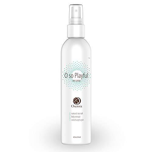 Hair Spray Sea Salt - Texturizing Sea Salt Water Hair Spray for Fine, Oily, Straight, Curly, Wavy and Thick Hair - Volumizing Spray - Paraben, Sulfate Free, 8 Ounces