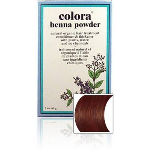 Colora Henna Powder Hair Color Ash Brown 2 Ounce (59ml) (2 Pack)