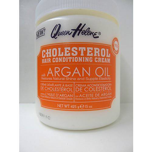 QUEEN HELENE Cholesterol Hair Conditioning Creme Argan Oil, 15 oz