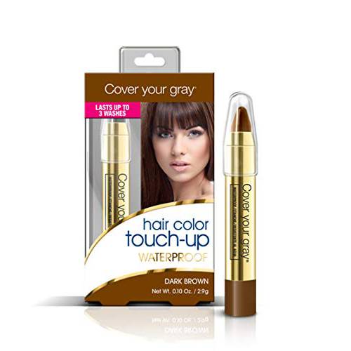 Cover Your Gray Waterproof Hair Color Touch-Up Pencil - Dark Brown (2-Pack)