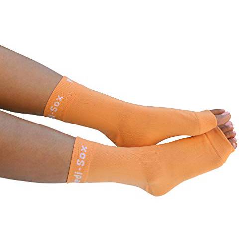 Original Pedi-Sox brand open-toe socks : Lite Material : Apricot Jamm
