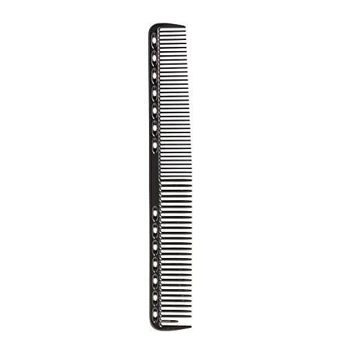 Anself Hair Comb Hair Salon Hairdressing Comb Metal Hair Cutting Comb (Black)