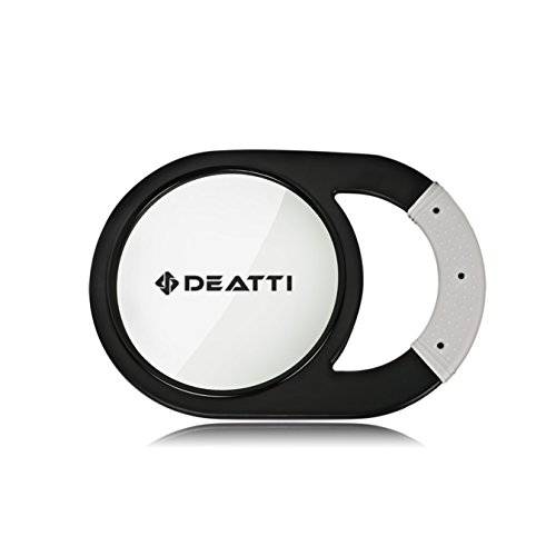 DEATTI Unbreakable Hand Mirror with Silicone Handle,Anti-Slip Handheld Mirror for Salon,Barber Shops,Travel,Makeup,Shaving,7.5 W x 11 L